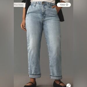 ANTHROPOLOGIE | PILCRO THE LONNIE CUFFED HIGH RISE CROP JEANS SIZE 26